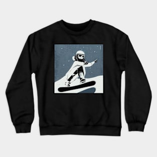 Snowboarder Gift Idea Crewneck Sweatshirt
